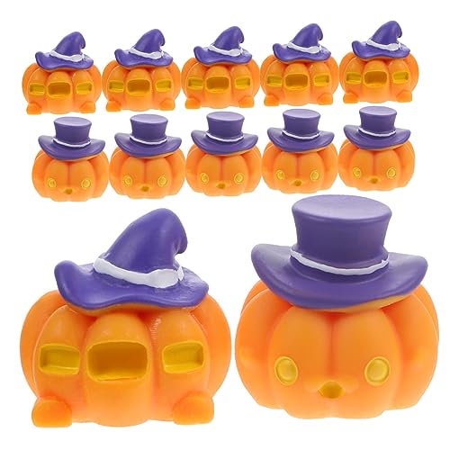 ERINGOGO 12stücke Teiliges Kürbis Dekoration Halloween Tischdeko Resin Figuren Für Festlichkeiten Und Mikroszenen Für Garten Und Puppenhaus ERINGOGO 12stücke Teiliges Kürbis Dekoration Halloween Tischdeko Resin Figuren Für Festlichkeiten Und Mikroszenen Für Garten Und Puppenhaus von ERINGOGO