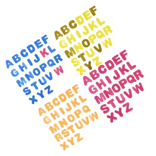 ERINGOGO 130 Stück Teiliges Selbstklebende Buchstaben Aufkleber aus Glitzerndem Nicht Gewebtem Eva Material Bunte Dekorative Sticker für DIY Bastelarbeiten Scrapbooking und Kreative ERINGOGO 130 Stück Teiliges Selbstklebende Buchstaben Aufkleber aus Glitzerndem Nicht Gewebtem Eva Material Bunte Dekorative Sticker für DIY Bastelarbeiten Scrapbooking und Kreative von ERINGOGO