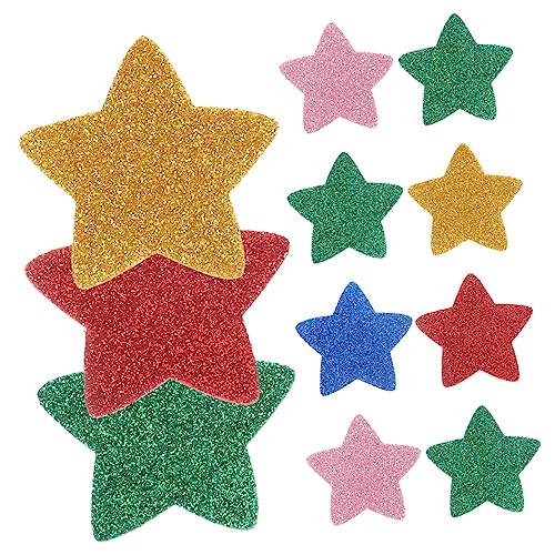 ERINGOGO 15stücke Sterne Aufkleber Selbstklebende Dekorative Eva Schaum Sticker Für Bastelprojekte Scrapbooking Grußkarten Und von ERINGOGO