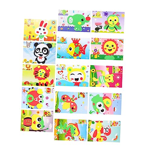 ERINGOGO 15stücke Teiliges Eva Sticker Für Kleinkinder Kreatives Bastelmaterial Für -projekte Selbstklebend Abnehmbar Für Kinderzimmer-Dekoration Und Kreative Bastelideen ERINGOGO 15stücke Teiliges Eva Sticker Für Kleinkinder Kreatives Bastelmaterial Für -projekte Selbstklebend Abnehmbar Für Kinderzimmer-Dekoration Und Kreative Bastelideen von ERINGOGO