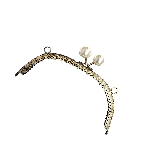 ERINGOGO 16 5 cm Gemaserter Gebogener Handtaschenrahmenverschluss Zur Herstellung Von Geldbörsen Metallverschluss-zubehör ERINGOGO 16 5 cm Gemaserter Gebogener Handtaschenrahmenverschluss Zur Herstellung Von Geldbörsen Metallverschluss-zubehör von ERINGOGO