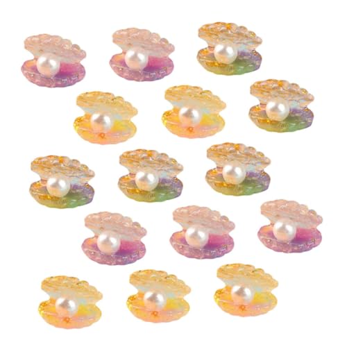 ERINGOGO 16stücke Leuchtende Muscheln Mit Perlen Für Deko Für Garten Partys Und Kreative Bastelprojekte Glow in The Dark Resinschalen Für Meerjungfrau-Themen ERINGOGO 16stücke Leuchtende Muscheln Mit Perlen Für Deko Für Garten Partys Und Kreative Bastelprojekte Glow in The Dark Resinschalen Für Meerjungfrau-Themen von ERINGOGO
