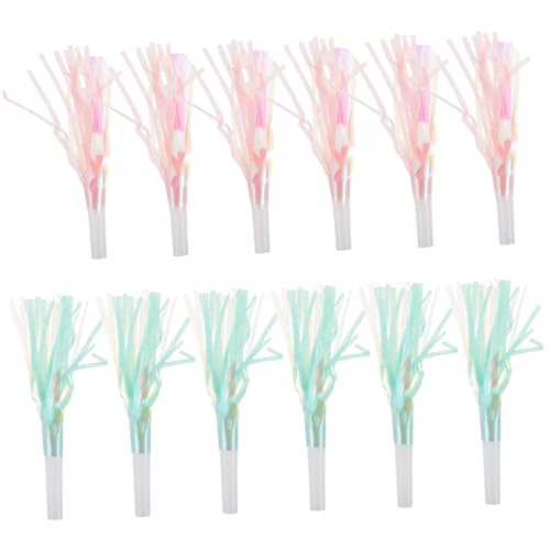 ERINGOGO 18 Stück Teiliges Party Bläser mit Bunten Glitzerquasten Laute Noise Maker für Geburtstagsfeiern Silvester und Sportevents Farbenfrohe Sichere Kunststoffpustehörner ERINGOGO 18 Stück Teiliges Party Bläser mit Bunten Glitzerquasten Laute Noise Maker für Geburtstagsfeiern Silvester und Sportevents Farbenfrohe Sichere Kunststoffpustehörner von ERINGOGO