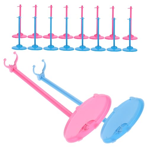 ERINGOGO 18 Stück Teiliges Puppenständer Verstellbare Halterungen für Puppen Bunte Kunststoffstützen Blau und Vielseitige Displayhalter für Puppenhaus und Sammlungen ERINGOGO 18 Stück Teiliges Puppenständer Verstellbare Halterungen für Puppen Bunte Kunststoffstützen Blau und Vielseitige Displayhalter für Puppenhaus und Sammlungen von ERINGOGO