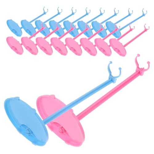 ERINGOGO 18 Stück Teiliges Puppenständer für Große Dolls Stabiler Halter mit Clip Waist Design Multifunktional für Zuhause oder Geschäft von ERINGOGO