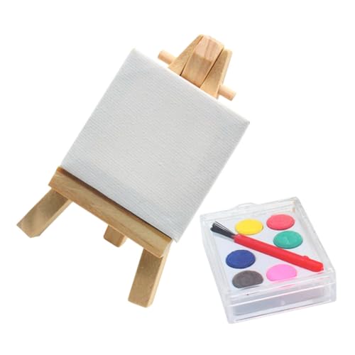 ERINGOGO 1Satz Staffelei Künstlerisches Mini Ornament Teiliges mit Mini Staffelei und Zeichenbrett für Kreative Dekoration im Schlafzimmer ERINGOGO 1Satz Staffelei Künstlerisches Mini Ornament Teiliges mit Mini Staffelei und Zeichenbrett für Kreative Dekoration im Schlafzimmer von ERINGOGO