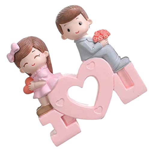 ERINGOGO 1Stück Figuren und Harzskulpturen für Hochzeitstorte Romantische Tischdekoration Geschenkidee für Liebende und Langlebig von ERINGOGO