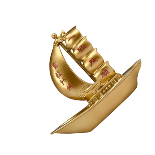 ERINGOGO 1Stück Kreative Harz Segelboot Dekoration Für Zuhause Und Büro Goldene Tischdeko Wohnzimmer Schlafzimmer ERINGOGO 1Stück Kreative Harz Segelboot Dekoration Für Zuhause Und Büro Goldene Tischdeko Wohnzimmer Schlafzimmer von ERINGOGO