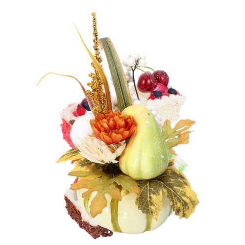 ERINGOGO 1Stück Lebensechte Kürbis Dekoration Für Wohnzimmer Weißer Kürbis Tischschmuck Für Herbst Und Thanksgiving Entzückendes Kürbis Ornament Als Element ERINGOGO 1Stück Lebensechte Kürbis Dekoration Für Wohnzimmer Weißer Kürbis Tischschmuck Für Herbst Und Thanksgiving Entzückendes Kürbis Ornament Als Element von ERINGOGO