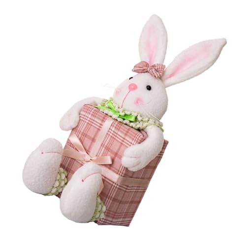 ERINGOGO 1stück Easter Bunny Figurine Dekorative Hasenstatue Für Ostern Tischdeko Und Garten Rustikale Und Moderne Wohnstilgestaltung Robust Und Bruchsicher ERINGOGO 1stück Easter Bunny Figurine Dekorative Hasenstatue Für Ostern Tischdeko Und Garten Rustikale Und Moderne Wohnstilgestaltung Robust Und Bruchsicher von ERINGOGO