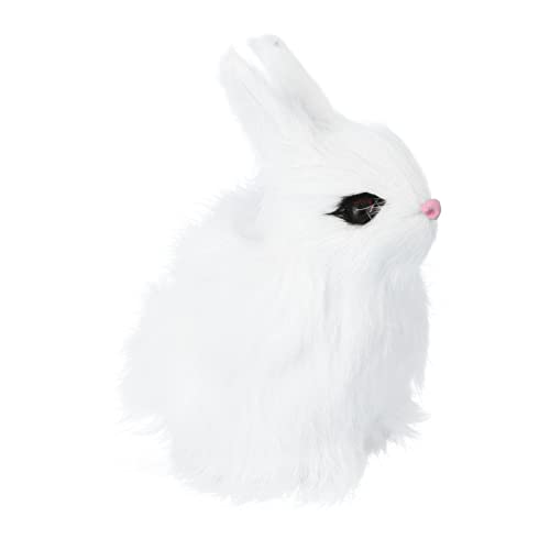 ERINGOGO 1stück Simulierter Osterhase Dekoration Niedliches Kaninchen Ornament Für Kindergeburtstag Geeignet Für Zuhause Büro Partydeko Weiß ERINGOGO 1stück Simulierter Osterhase Dekoration Niedliches Kaninchen Ornament Für Kindergeburtstag Geeignet Für Zuhause Büro Partydeko Weiß von ERINGOGO
