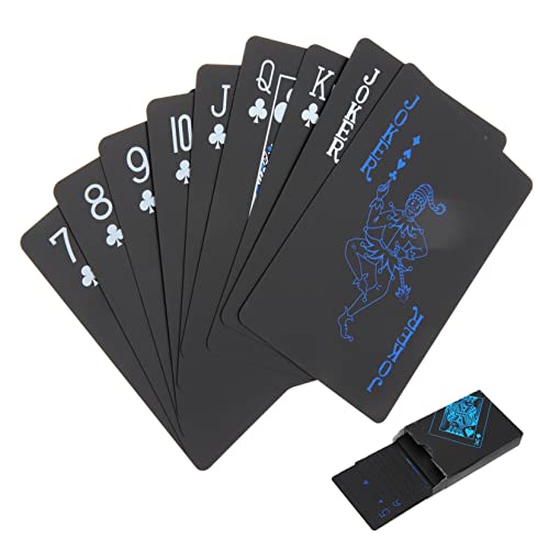 ERINGOGO 2 Boxen wasserdichte Pokerkarten für Partyspiele für Spieler Langlebig und Praktisch Perfektes Spielzubehör für Gesellige Abende und Turniere von ERINGOGO