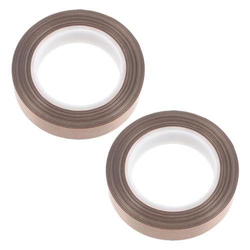 ERINGOGO 2 Rollen Hochtemperaturbeständiges Ptfe Klebeband Vakuumierer Dichtungsband für Hand Vakuumiergeräte mit Verschleißfestigkeit und Isolationsfunktion ERINGOGO 2 Rollen Hochtemperaturbeständiges Ptfe Klebeband Vakuumierer Dichtungsband für Hand Vakuumiergeräte mit Verschleißfestigkeit und Isolationsfunktion von ERINGOGO