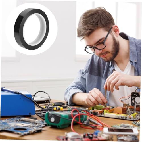 ERINGOGO 2 Rollen Isolierband Schwarz Hochtemperaturbeständig Elektrisch Isolierend Klebeband mit Starker Haftung für Motoren und Elektronische Bauteile ERINGOGO 2 Rollen Isolierband Schwarz Hochtemperaturbeständig Elektrisch Isolierend Klebeband mit Starker Haftung für Motoren und Elektronische Bauteile von ERINGOGO