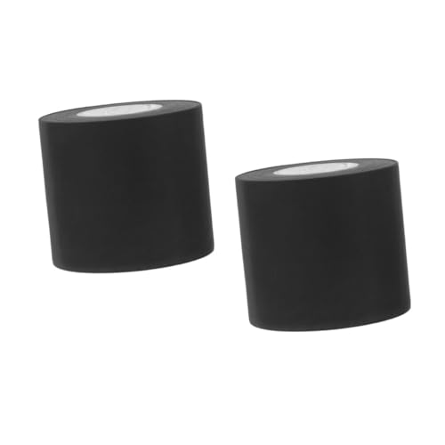 ERINGOGO 2 Rollen Klebeband Für Klimaanlagen Isolierung Weiß Pflicht Feuerfest Rohr Schwer Wickeln Abdeckung Auspuffband Hochtemperatur Breites Band Hitzebeständiges Band Pvc Black von ERINGOGO