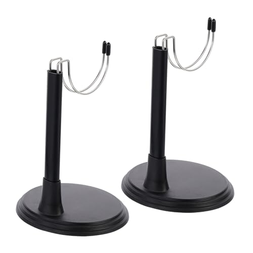 ERINGOGO 2 Sätze Praktische Puppenständer Schwarze Doll Holder Puppenzubehör für Stabile Puppenpräsentation und Sammeldisplay Langlebig und als ERINGOGO 2 Sätze Praktische Puppenständer Schwarze Doll Holder Puppenzubehör für Stabile Puppenpräsentation und Sammeldisplay Langlebig und als von ERINGOGO