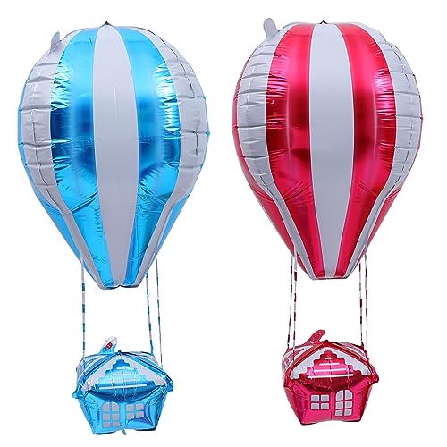 ERINGOGO 2stücke Heißluftballon Folienballons Aluminium-film Ballons Für Kindergeburtstag Party-dekoration Und Dekorative Luftballons Für Fotoshootings Und Feiern ERINGOGO 2stücke Heißluftballon Folienballons Aluminium-film Ballons Für Kindergeburtstag Party-dekoration Und Dekorative Luftballons Für Fotoshootings Und Feiern von ERINGOGO