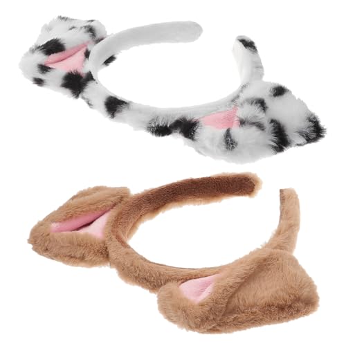 ERINGOGO 2 Stück Cartoon Tierhaarreif mit Hundeohren Niedliches Cosplay Haarband für Erwachsene Bequemes Stirnband für Party Karneval Halloween und Fotorequisiten ERINGOGO 2 Stück Cartoon Tierhaarreif mit Hundeohren Niedliches Cosplay Haarband für Erwachsene Bequemes Stirnband für Party Karneval Halloween und Fotorequisiten von ERINGOGO