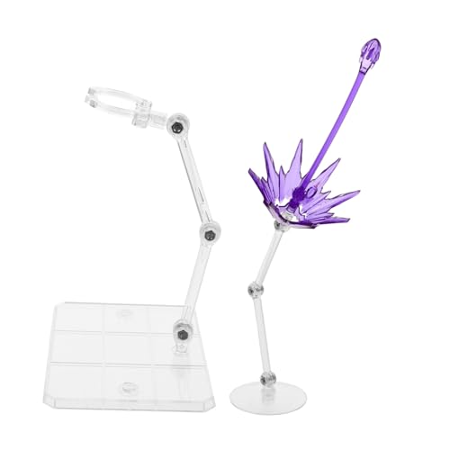 ERINGOGO 2 Stück Energie Ornamente Bären Puppenständer Durchsichtiger Puppenständer Charaktermodell Actionfiguren Ständer Acryl Displaybasen Figuren Displayhalter Basis von ERINGOGO