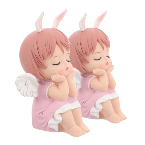 ERINGOGO 2 Stück Engel Cake Toppers für Niedliche Tortendekorationen mit Puppenmotiven für Kindergeburtstage und Babypartys Charmante Backzubehör für Feierliche Anlässe ERINGOGO 2 Stück Engel Cake Toppers für Niedliche Tortendekorationen mit Puppenmotiven für Kindergeburtstage und Babypartys Charmante Backzubehör für Feierliche Anlässe von ERINGOGO