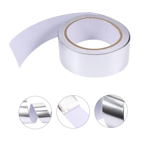ERINGOGO 2 Stück Hitzebeständiges Aluminium Klebeband Feuerfestes Isolierband mit Haftung für Rohrverbindungen Küchen und Badabdichtung Hitzebeständige Dampfbarriere ERINGOGO 2 Stück Hitzebeständiges Aluminium Klebeband Feuerfestes Isolierband mit Haftung für Rohrverbindungen Küchen und Badabdichtung Hitzebeständige Dampfbarriere von ERINGOGO