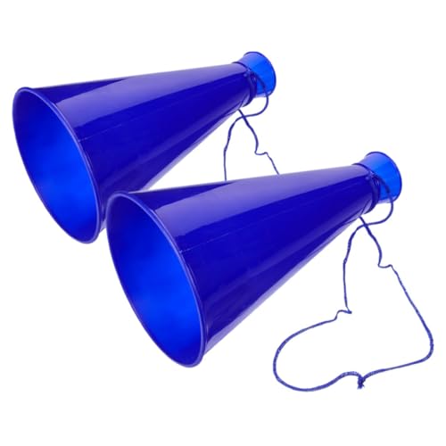 ERINGOGO 2 Stück Jubelhorn Bullhorn Megaphon Hupe Für Cheerleading Hupe Lärmmacher Megaphon Lautsprecher Partyhupe Cheerleading Megaphone Der Laute Cup Lärmmacher Kunststoff Blau ERINGOGO 2 Stück Jubelhorn Bullhorn Megaphon Hupe Für Cheerleading Hupe Lärmmacher Megaphon Lautsprecher Partyhupe Cheerleading Megaphone Der Laute Cup Lärmmacher Kunststoff Blau von ERINGOGO