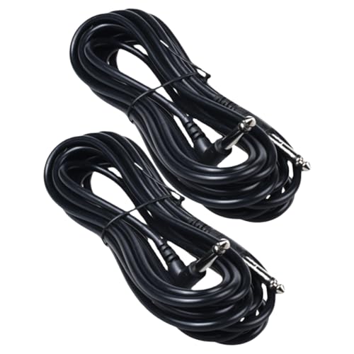 ERINGOGO 2 Stück Klinkenkabel für Gitarre Professionelles Langlebiges Audio Verbindungskabel mit Geradem Stecker Rauscharm Geeignet für Bass und Musikinstrumente ERINGOGO 2 Stück Klinkenkabel für Gitarre Professionelles Langlebiges Audio Verbindungskabel mit Geradem Stecker Rauscharm Geeignet für Bass und Musikinstrumente von ERINGOGO