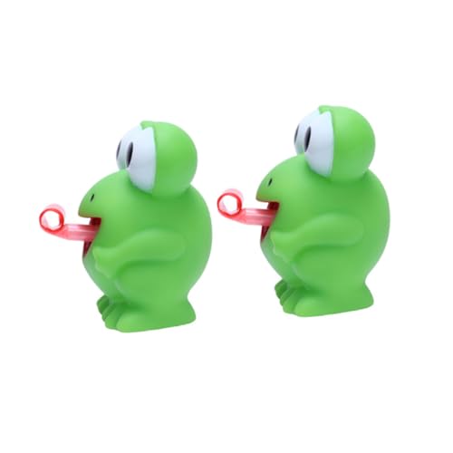 ERINGOGO 2 Stück Lustige Quetschtiere Niedliche Frosch Squeeze Spielzeuge für Stressabbau Tragbare Tier Spielzeuge für Partytüten und Kindergeburtstage von ERINGOGO