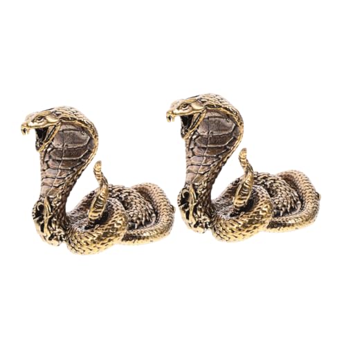 ERINGOGO 2stücke Hohes Snake Figur Desktop Dekoration Vivid Schlangen Design Für Büro Zuhause Oder Auto Einzigartige Brass Für ERINGOGO 2stücke Hohes Snake Figur Desktop Dekoration Vivid Schlangen Design Für Büro Zuhause Oder Auto Einzigartige Brass Für von ERINGOGO