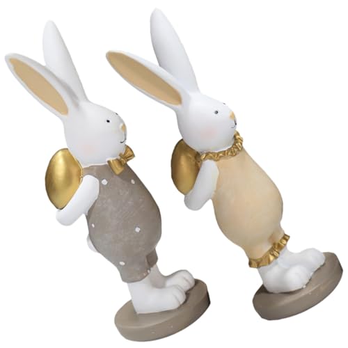 ERINGOGO 2 Stück Osterhase Ohren Osterfigur Weiß Kleines Kaninchen Dekoration Osterdeko Drinnen Kaninchenformdekor Kaninchen- Kaninchen-Figur- Hasenverzierung Harz ERINGOGO 2 Stück Osterhase Ohren Osterfigur Weiß Kleines Kaninchen Dekoration Osterdeko Drinnen Kaninchenformdekor Kaninchen- Kaninchen-Figur- Hasenverzierung Harz von ERINGOGO