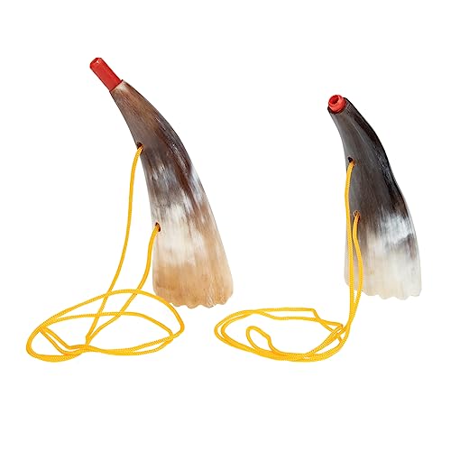 ERINGOGO 2 Stück Ox Horn Kinderhorn mit Lanyard Viking Stil Musikinstrument für Sport und Partyjubel Robustes Handliches Horn mit Glatter Oberfläche Einzigartiges Fan Zufällige Farbe ERINGOGO 2 Stück Ox Horn Kinderhorn mit Lanyard Viking Stil Musikinstrument für Sport und Partyjubel Robustes Handliches Horn mit Glatter Oberfläche Einzigartiges Fan Zufällige Farbe von ERINGOGO