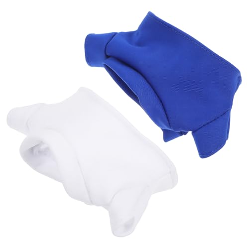 ERINGOGO 2 Stück Plüschbärenkleidung Puppe Erwachsene Kleiden Bärenshirt Kind Sachen Tragen Sie Plüschkleidung T-Shirt Kleidung Für Spielzeugbären Mini Ersatz Winzig Karikatur Kostüm Stoff von ERINGOGO
