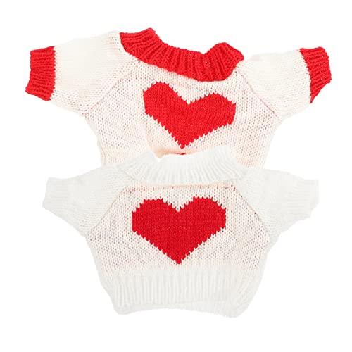 ERINGOGO 2 Stück Puppen ersetzen Kleidung Stoff für Plüsch Stofftier-Shirt Kuscheltiere Kleidung Bärenkleidung, Stofftierkleidung Kleidung für Plüschtiere von ERINGOGO