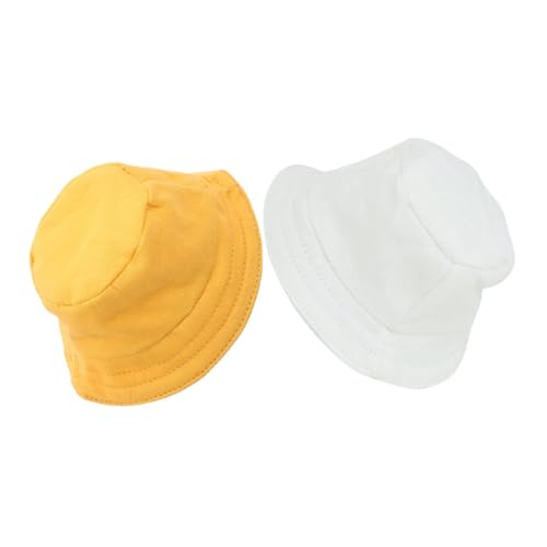 ERINGOGO 2 Stück Puppenkleidungszubehör Kleiner Puppenhut Mini Miniaturhut Winziger Hut Ornament Puppenhüte Puppenkappe Hut Puppendekor Winzige Hüte Zum Basteln Hut Für Mini von ERINGOGO