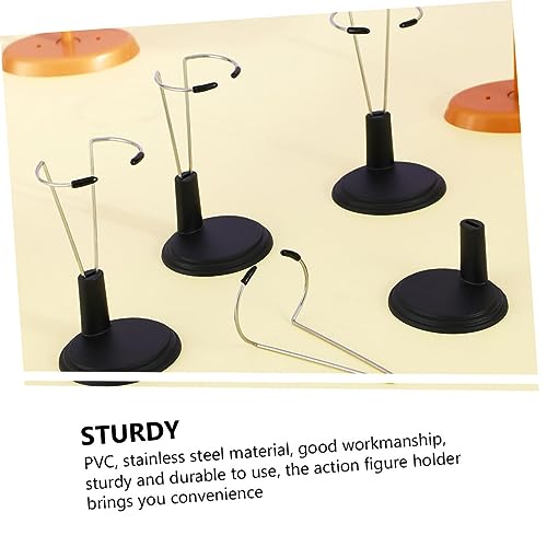ERINGOGO 2 Stück Puppenständer Schwarz Stabile rutschfeste Halterung für Action Figures Figuren und Modelle zur Präsentation und Sicheren Aufbewahrung im Kinderzimmer oder Shop ERINGOGO 2 Stück Puppenständer Schwarz Stabile rutschfeste Halterung für Action Figures Figuren und Modelle zur Präsentation und Sicheren Aufbewahrung im Kinderzimmer oder Shop von ERINGOGO