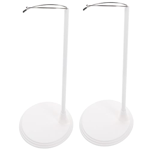 ERINGOGO 2 Stück Stützrahmen für Puppen Stehen Stützständer für Puppen Unterstützung Puppenanzeigehalter Puppenständer Figurenanzeigestand Spielzeugfigurenständer Figure Toy Rack Abs Weiß von ERINGOGO