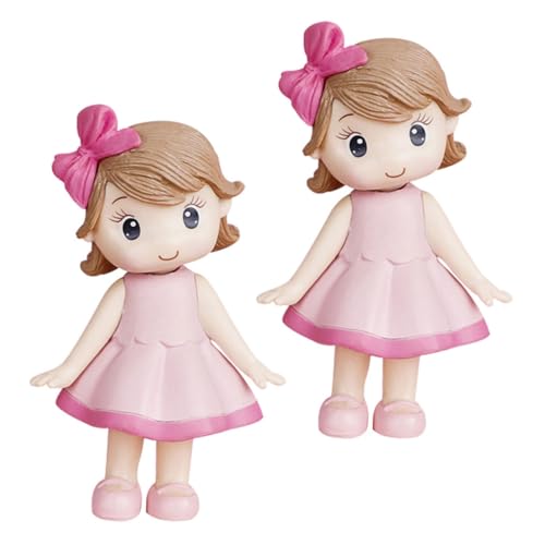 ERINGOGO 2 Stück Teiliges Cake Topper Niedliche Figürchen mit Schleife für Geburtstagsfeiern Kuchen Deko Dekorationen Charmante Tischakzente ERINGOGO 2 Stück Teiliges Cake Topper Niedliche Figürchen mit Schleife für Geburtstagsfeiern Kuchen Deko Dekorationen Charmante Tischakzente von ERINGOGO