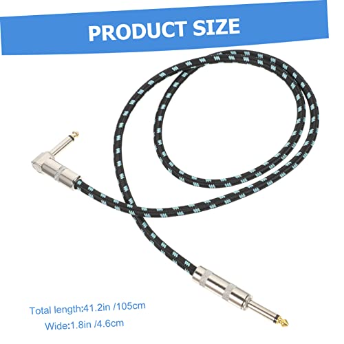 ERINGOGO 2 Stück Teiliges Gitarrenkabel Trs Stereo Audio Verbindungskabel Nylongeflecht Langlebig Professionell für Gitarre Recording Zubehör ERINGOGO 2 Stück Teiliges Gitarrenkabel Trs Stereo Audio Verbindungskabel Nylongeflecht Langlebig Professionell für Gitarre Recording Zubehör von ERINGOGO