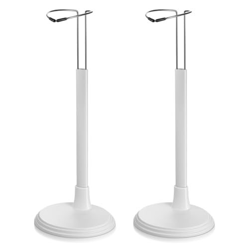ERINGOGO 2 Stück Teiliges Verstellbares Puppenständer aus Langlebigem PVC Tragbarer Doll Display Rack für Puppen Platzsparendes Aufbewahrungsregal für Zuhause und Geschäft von ERINGOGO