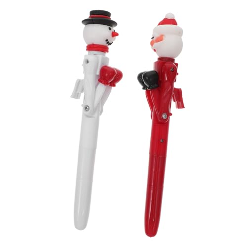 ERINGOGO 2 Stück Weihnachtskugelschreiber Kugelschreiber für den Urlaub Coole Stifte für Weihnachts-Boxstifte Weihnachtsmann Stifte weihnachtsbürobedarf einzigartige Stifte pp ERINGOGO 2 Stück Weihnachtskugelschreiber Kugelschreiber für den Urlaub Coole Stifte für Weihnachts-Boxstifte Weihnachtsmann Stifte weihnachtsbürobedarf einzigartige Stifte pp von ERINGOGO