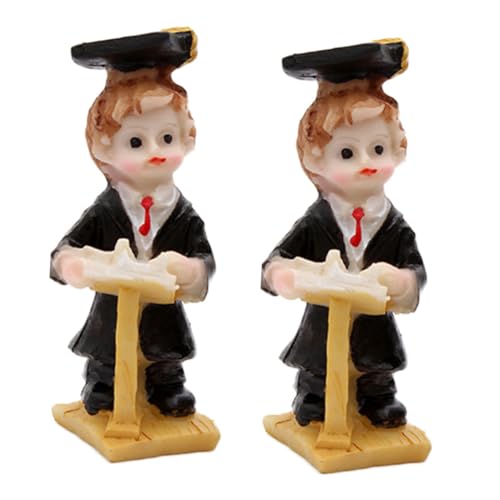 ERINGOGO 2 Stücke Harz Student Figurine Desktop Schmuck Einzigartige Design Für Indoor Decor Craft ERINGOGO 2 Stücke Harz Student Figurine Desktop Schmuck Einzigartige Design Für Indoor Decor Craft von ERINGOGO