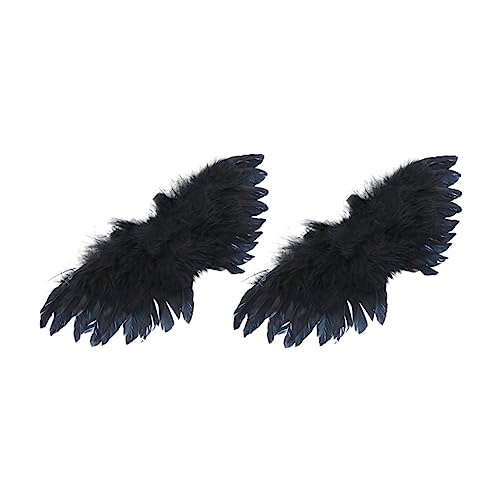 ERINGOGO 2 Stücke Materialien Plume Flügel Für Puppe Dekorative Fee Flügel Hochzeit Party von ERINGOGO