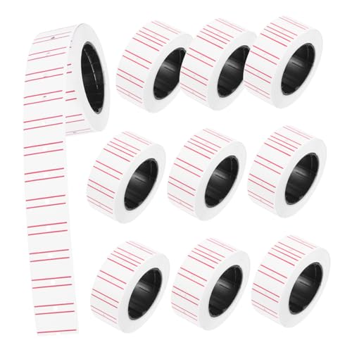 ERINGOGO 20 Rollen Selbstklebende Preisschilder Etikettenpapier für Preisauszeichner Supermarkt Preisetiketten mit Hoher Haftung und Klarem Druck für Einzelhandel Verkaufsschilder ERINGOGO 20 Rollen Selbstklebende Preisschilder Etikettenpapier für Preisauszeichner Supermarkt Preisetiketten mit Hoher Haftung und Klarem Druck für Einzelhandel Verkaufsschilder von ERINGOGO