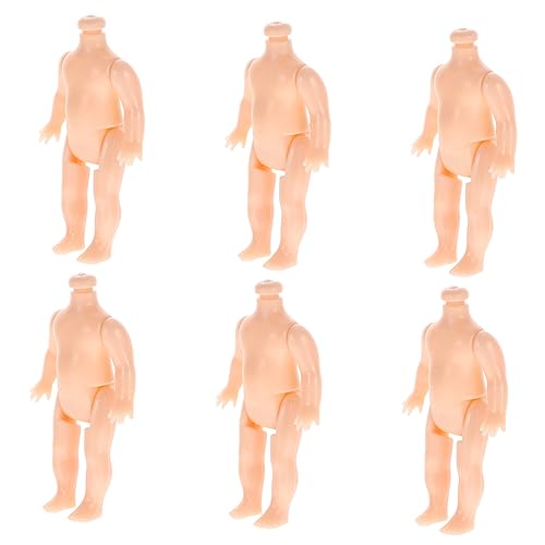 ERINGOGO 20 Stück Geschenkpuppenkörper Puppenteile Zubehör für die Puppenherstellung Puppenkörper für die Puppenherstellung Puppengelenke Puppe Dicke Körper Kinderspielzeug Plastik von ERINGOGO
