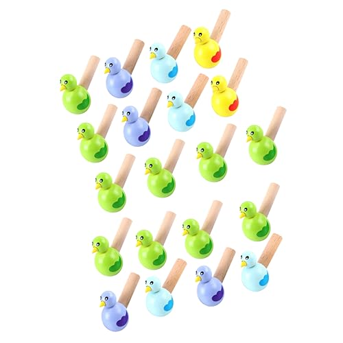 ERINGOGO 20 Stück Holzpfeifen Lustige Vogelpfeifen für Partys und Kreative Spiele Sicher und Langlebig Zufällige Farben Zufällige Farbe Zufällige Farbe von ERINGOGO