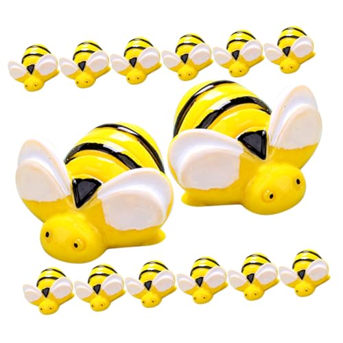 ERINGOGO 20stücke Mini Bienen Deko Bastelzubehör Für Handyhüllen Fotoalben Und Festtagsdekorationen von ERINGOGO