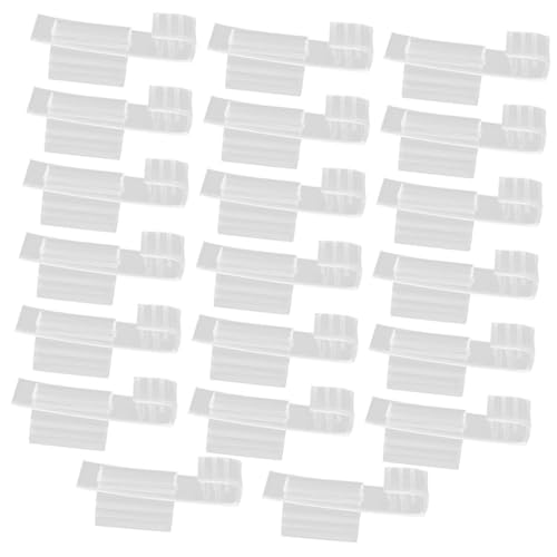 ERINGOGO 20 Stück Teiliges Clip Label Holder aus Robustem PVC Wiederverwendbare Transparente Preisschilderhalter für Supermarkt und Einzelhandel Vielseitig Einsetzbar für Regal und ERINGOGO 20 Stück Teiliges Clip Label Holder aus Robustem PVC Wiederverwendbare Transparente Preisschilderhalter für Supermarkt und Einzelhandel Vielseitig Einsetzbar für Regal und von ERINGOGO