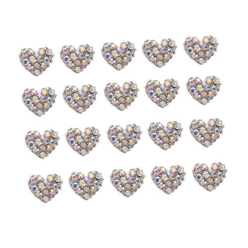 ERINGOGO 20 Stück Teiliges Herz Nagelschmuck aus Strasssteinen Nail Art Sticker Maniküre Dekoration für DIY Nageldesigns und Professionelle Anwendung ERINGOGO 20 Stück Teiliges Herz Nagelschmuck aus Strasssteinen Nail Art Sticker Maniküre Dekoration für DIY Nageldesigns und Professionelle Anwendung von ERINGOGO