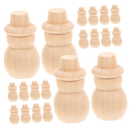 ERINGOGO 20 Stück Teiliges Holz Peg Dolls zum Bemalen Naturbelassene Figuren aus Holz Leichte DIY Holzfiguren für Kreative Basteldekoration im Landhausstil Handliche Holzpuppen für Malspaß ERINGOGO 20 Stück Teiliges Holz Peg Dolls zum Bemalen Naturbelassene Figuren aus Holz Leichte DIY Holzfiguren für Kreative Basteldekoration im Landhausstil Handliche Holzpuppen für Malspaß von ERINGOGO