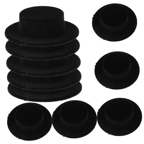 ERINGOGO 20 Stück Teiliges Mini-clownshut Schwarzem Mittlerem Veloursstoff DIY Puppenhut zum Basteln Vielseitige Dekoration für Puppen Schneemänner Haustiere und Festliche Anlässe ERINGOGO 20 Stück Teiliges Mini-clownshut Schwarzem Mittlerem Veloursstoff DIY Puppenhut zum Basteln Vielseitige Dekoration für Puppen Schneemänner Haustiere und Festliche Anlässe von ERINGOGO